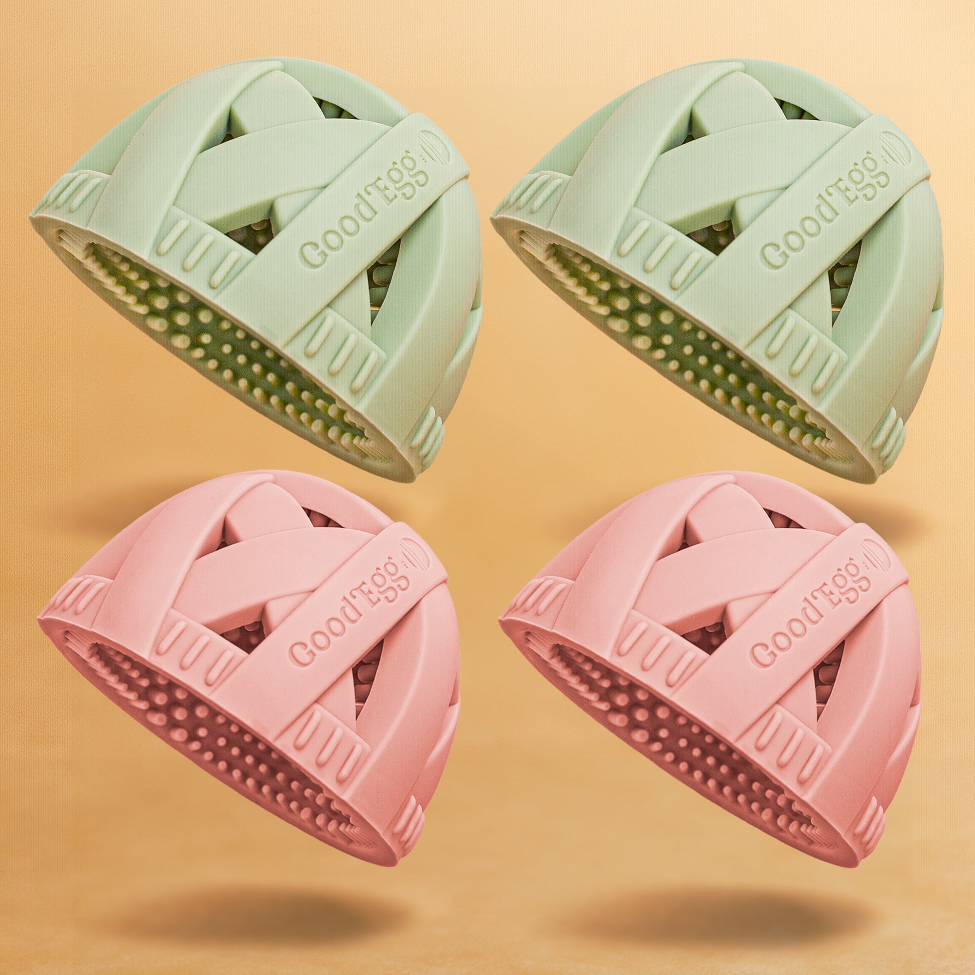 GoodEgg Family Brush Pack - 4 Brushes (2 Standard, 2 Large)