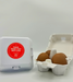 "Just Got Laid" 4-Egg Carton with brown egss
