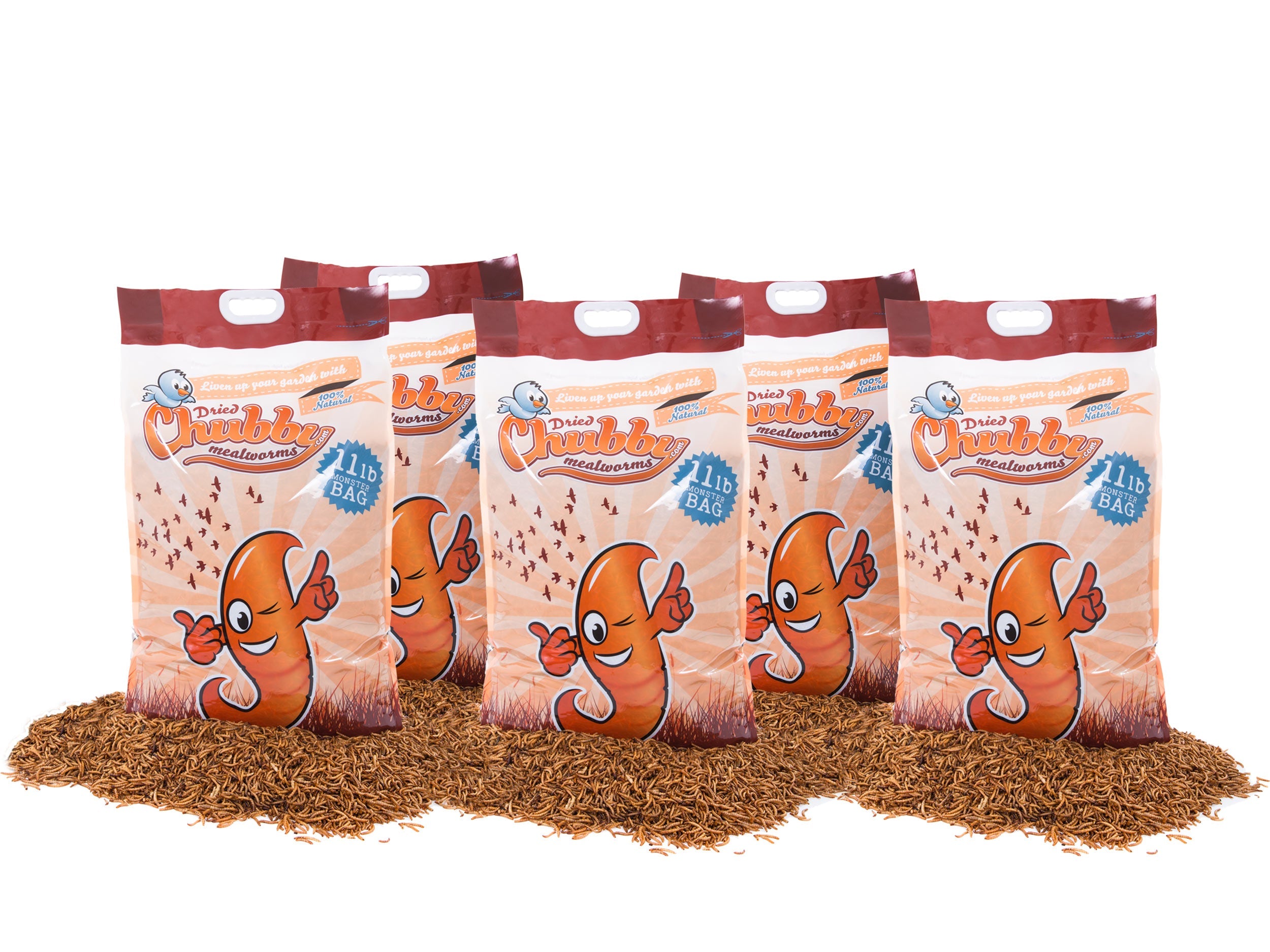 Chubby Dried Mealworms 55Lbs