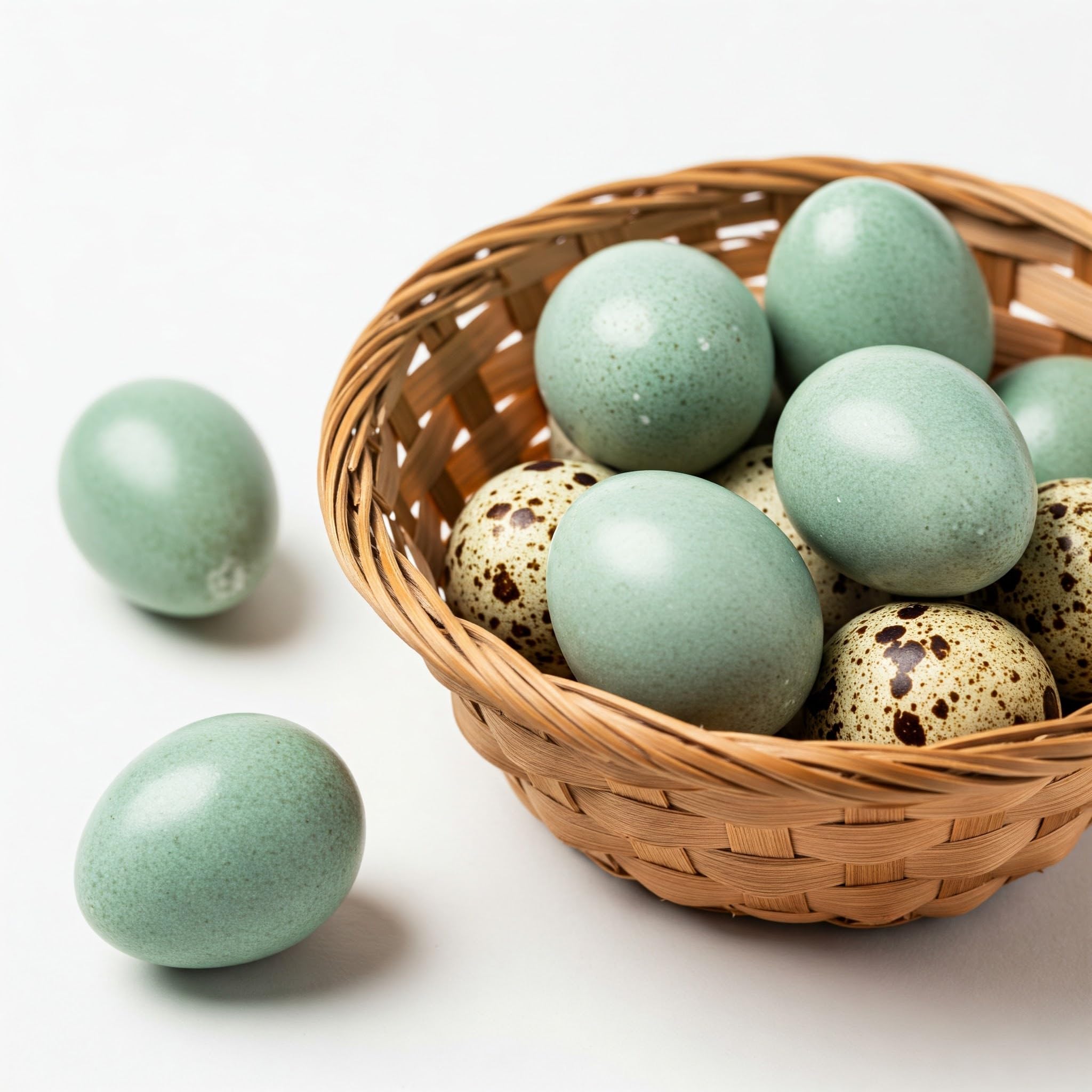 Jumbo Celadon Coturnix Hatching Eggs - true blue layers