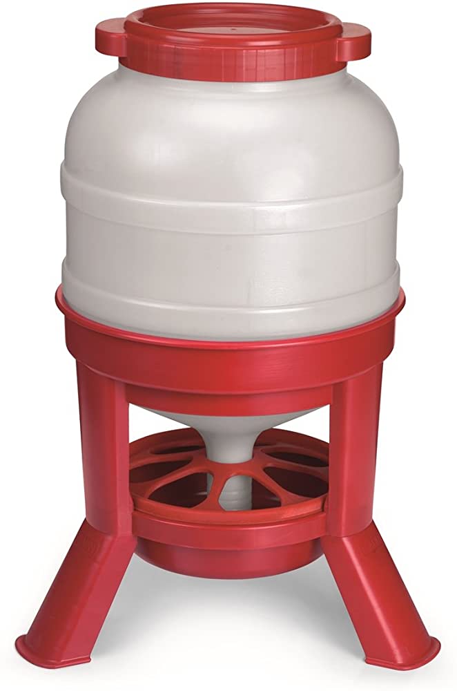 COMEDERO DE PLÁSTICO EN CÚPULA DE 20 KG