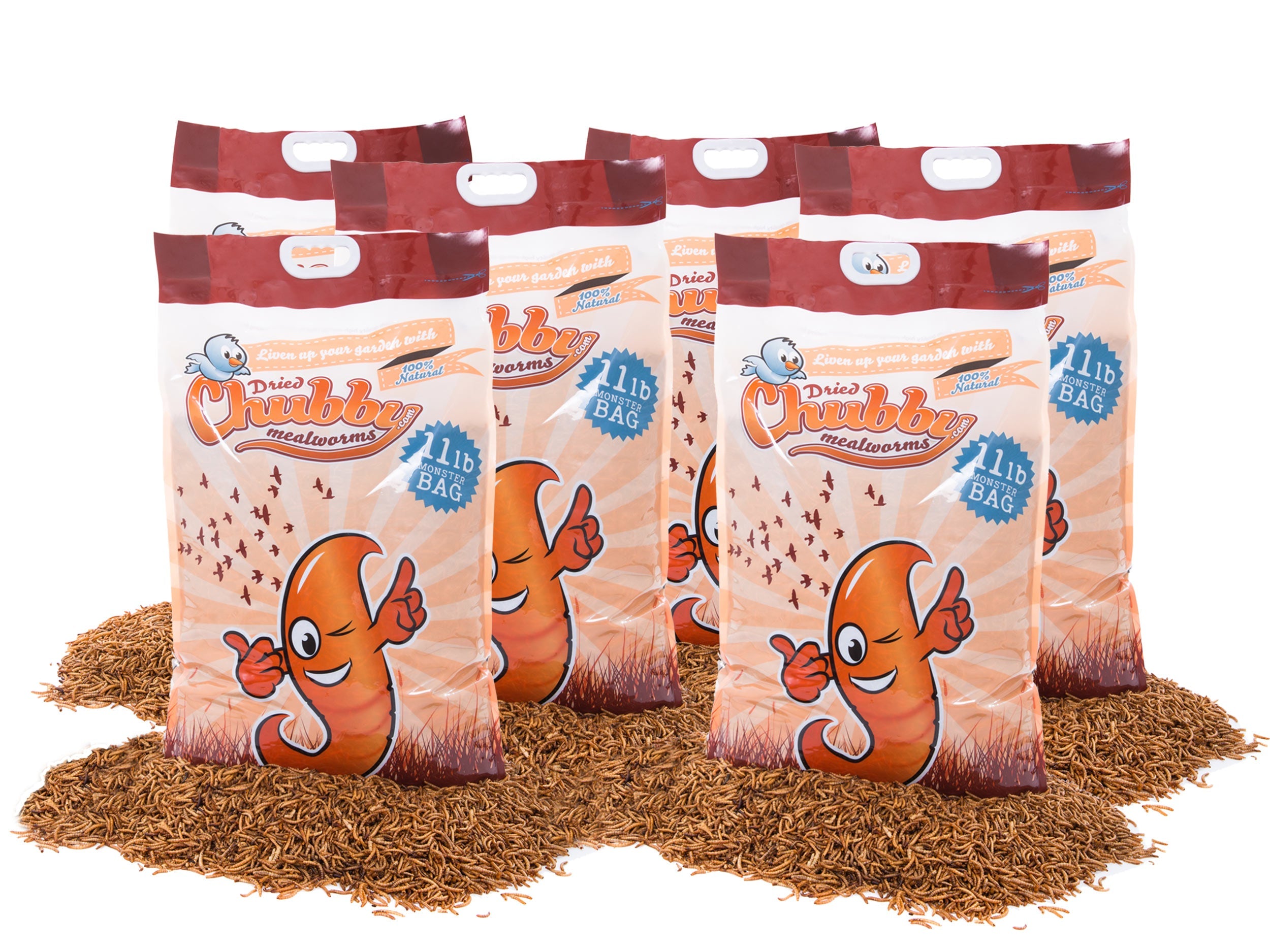 Chubby Dried Mealworms 66Lbs