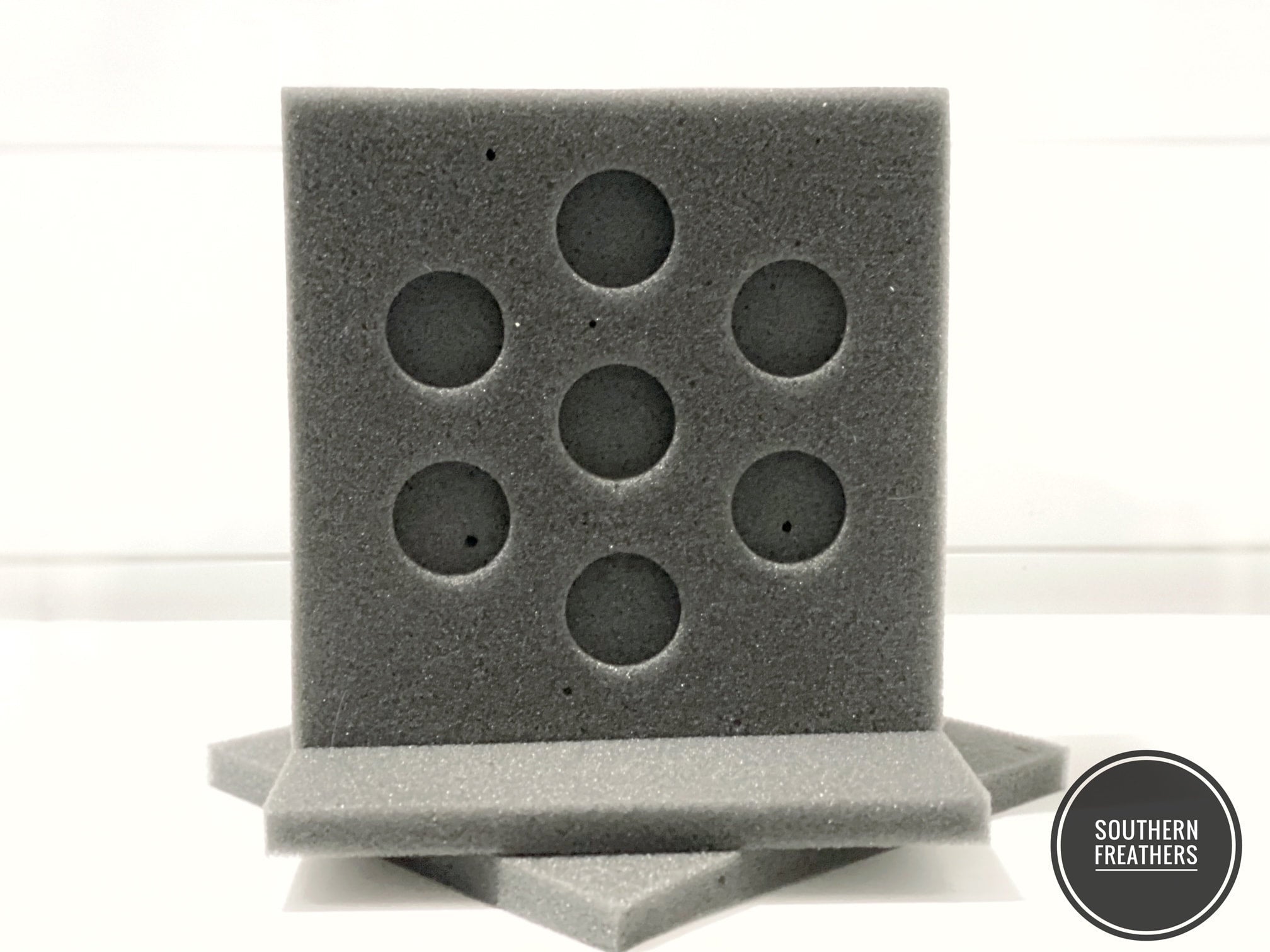 7-egg foam shipper set with two protective pads