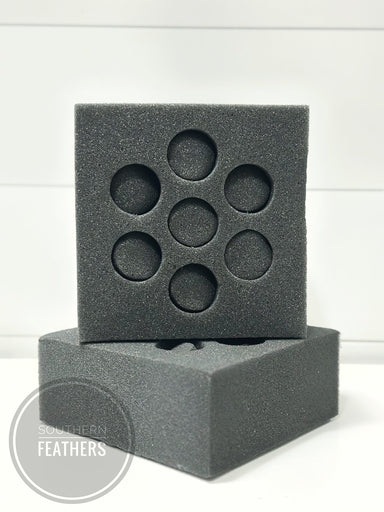 7-hole duck and turkey egg shipper for larger poultry eggs