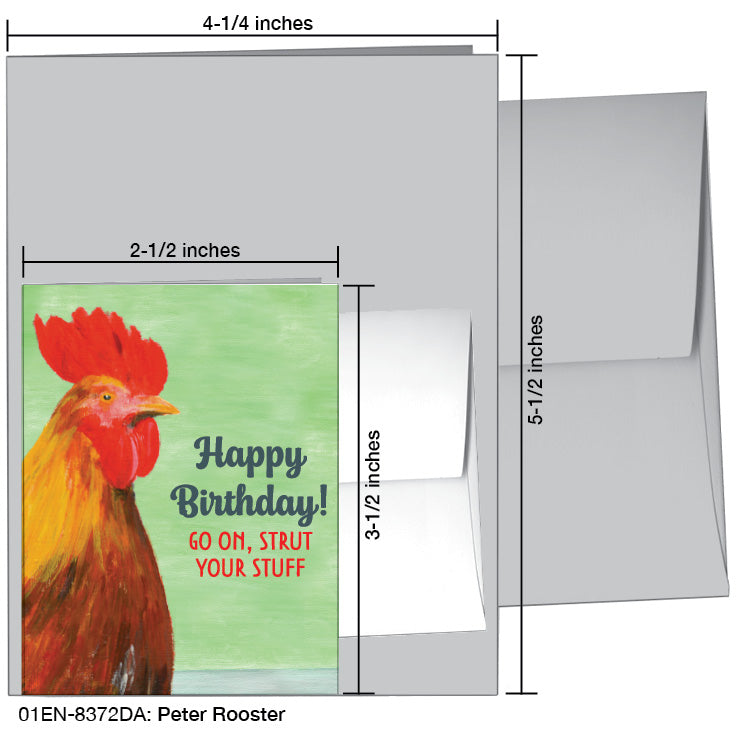 Peter Rooster, Greeting Card (8372DA)