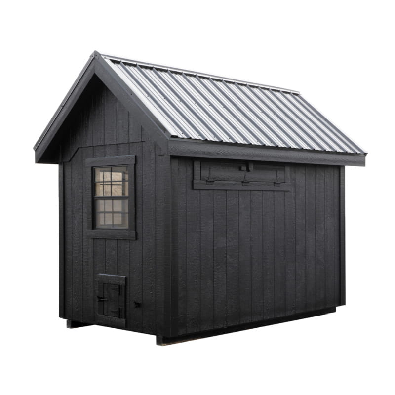 A-Frame Chicken Coop - Timber Dormer A610TF | Hen House Collection