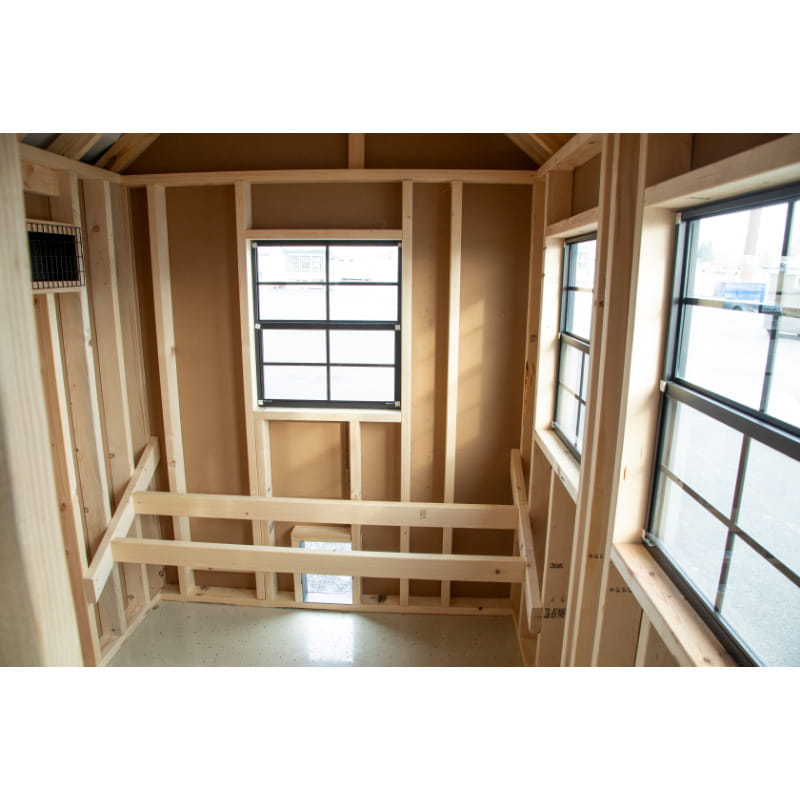 A-Frame Chicken Coop - Timber Dormer A610TF | Hen House Collection
