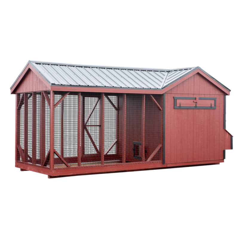 Gallinero y corral Hen House Collection 8 x 18' A818CRG