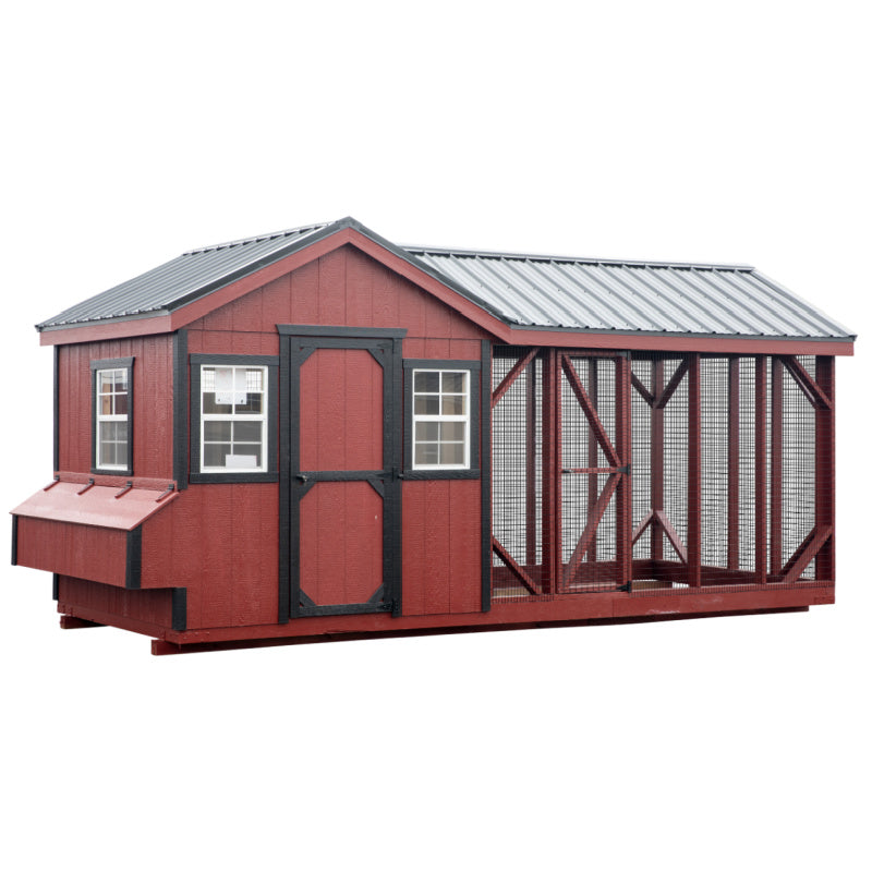 Gallinero y corral Hen House Collection 8 x 18' A818CRG
