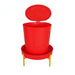Baby Chick Poultry Feeder - 11 lb with stand lid open