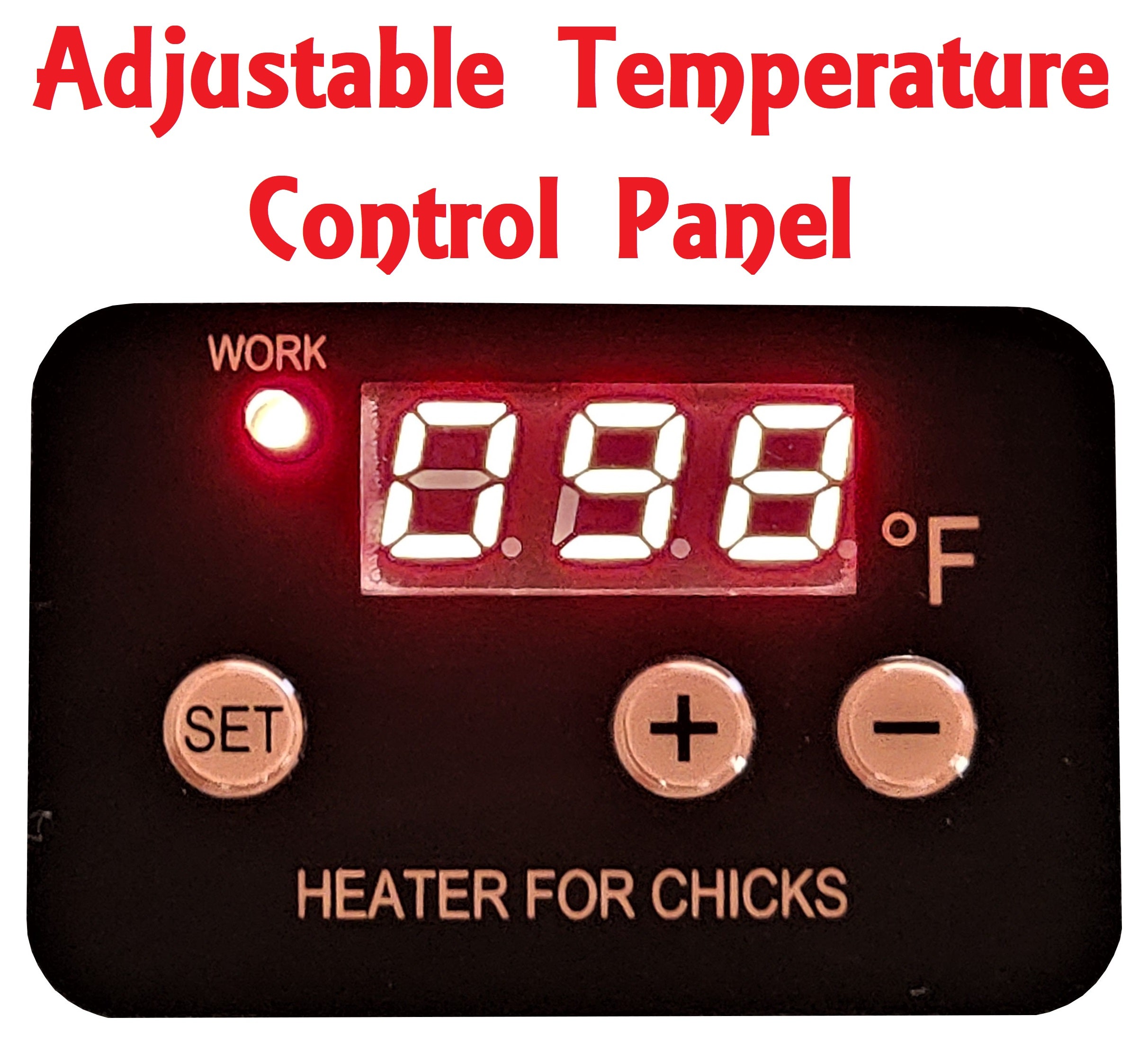 Adjustable chick and quail brooder heat plate by Rite Farm Products
