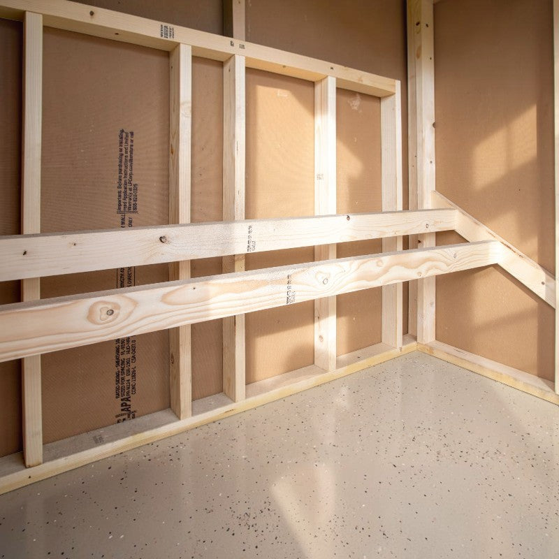 Lean To Coop with Covered Run L716C | Hen House Collection