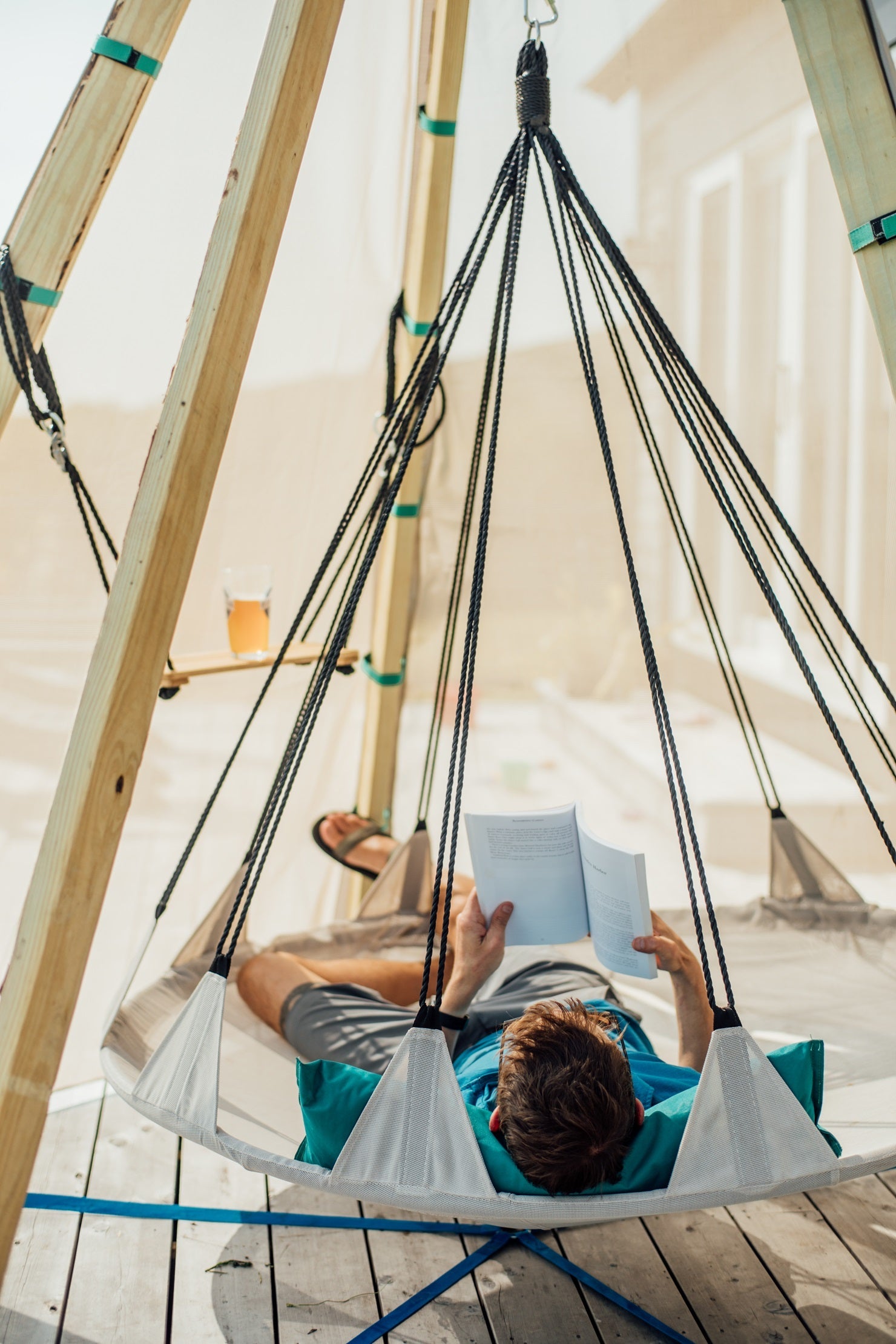 Bijou Hover Lounge Swing - Sky Hover