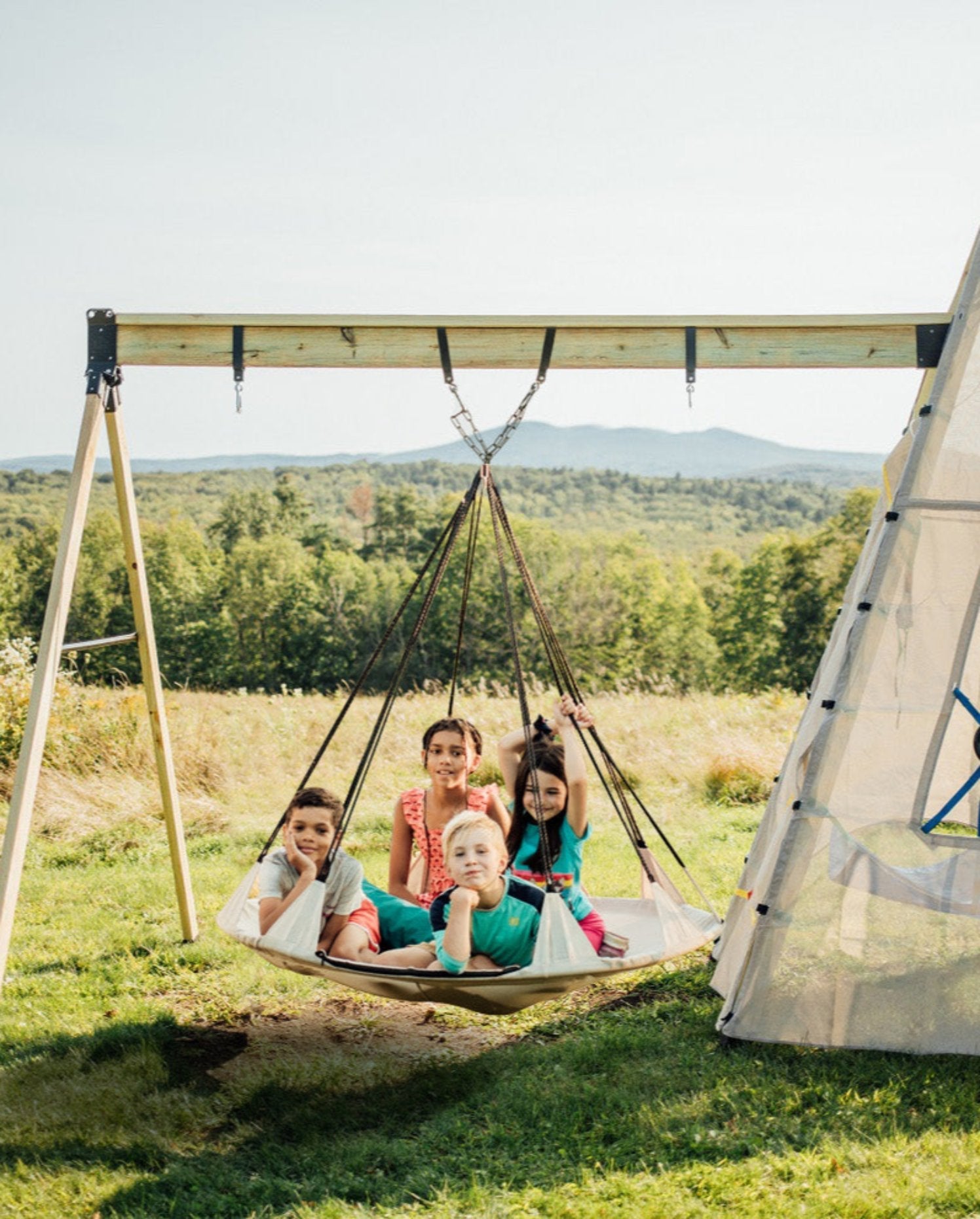 Bijou Hover Lounge Swing - Sky Hover