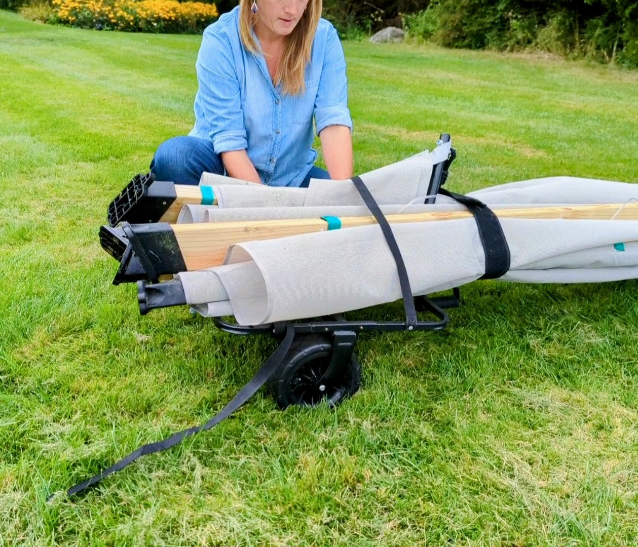 Bijou Build Roller Cart Rough Terrain