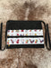 Black denim chicken egg apron with 14 egg pockets