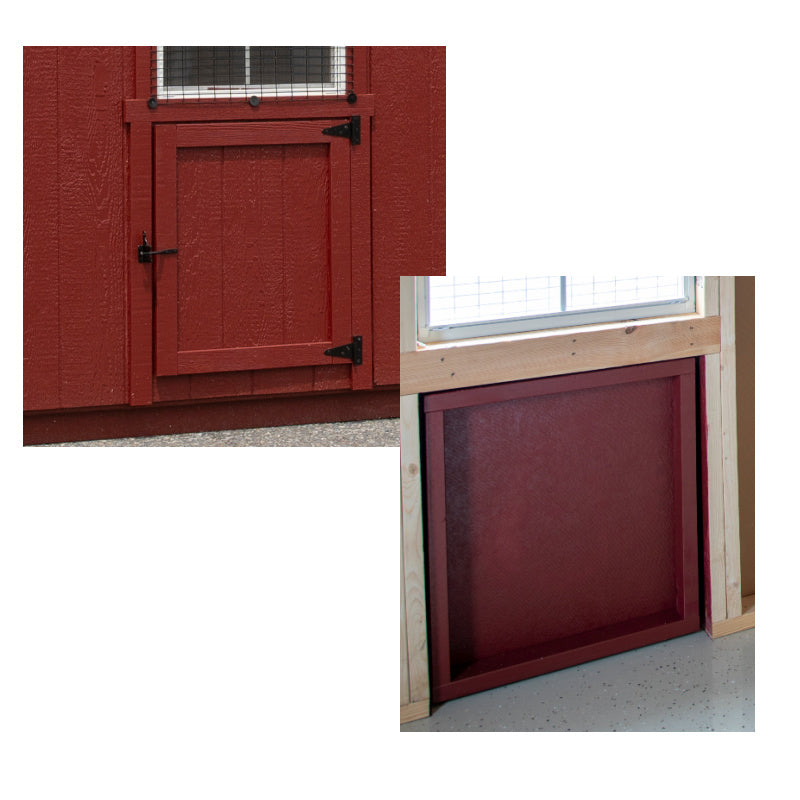 Deep Litter Door Options | Hen House Collection