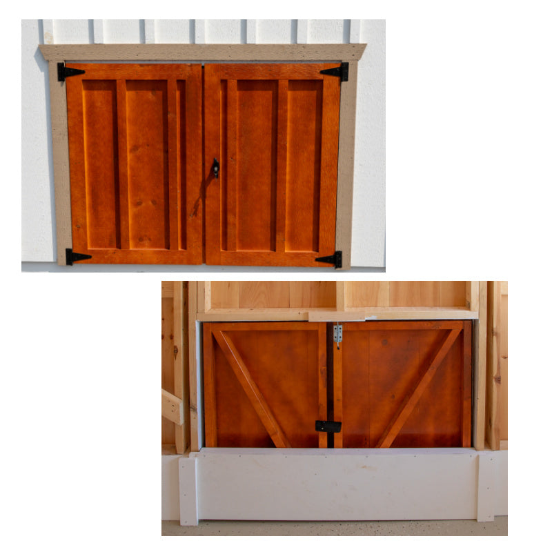 Deep Litter Door Options | Hen House Collection
