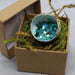 Blue Glitters inside Quail Eggshell 