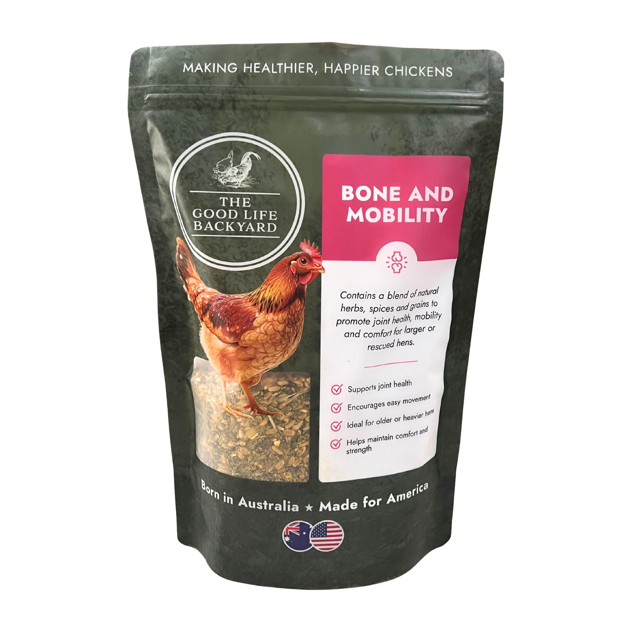 The Good Life Backyard Bone and Mobility – Natural Joint & Bone Support for Chickens main image