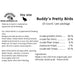 Buddy's Pretty Birds Quail Whole Chick Treats Ingredients
