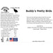 Buddy's Pretty Birds Whole Quail Chicks XL Ingredients