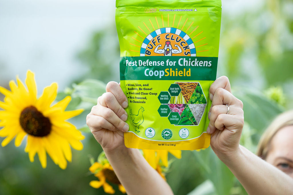 Buff Clucks CoopShield Herbal Pest Defense for Chickens 12 oz