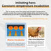 V.I.P Digital Presence Semi-Automatic Foam Thermostatic Small Poultry Incubator info