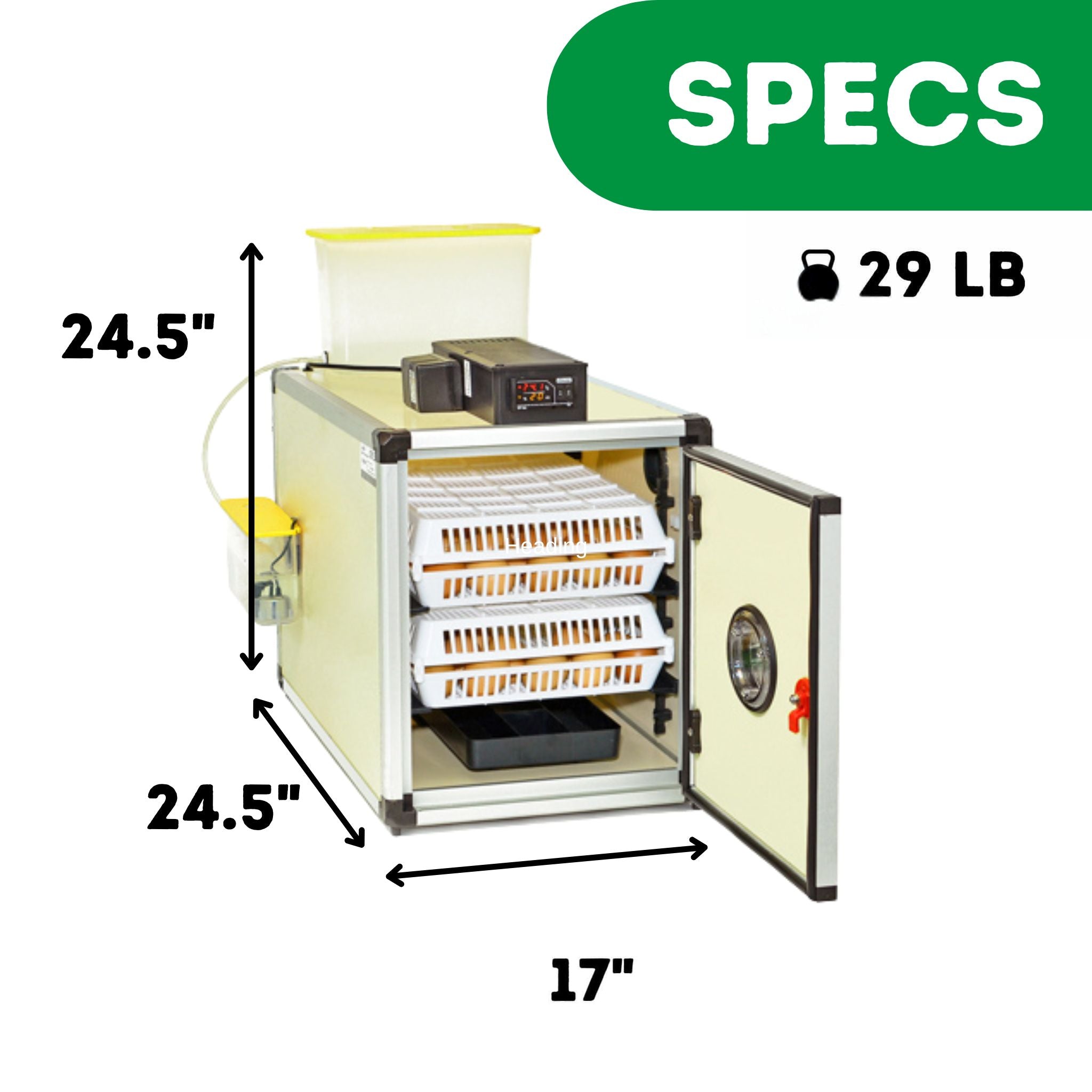 Cimuka CT60 H - Egg Incubator - Hatcher Only