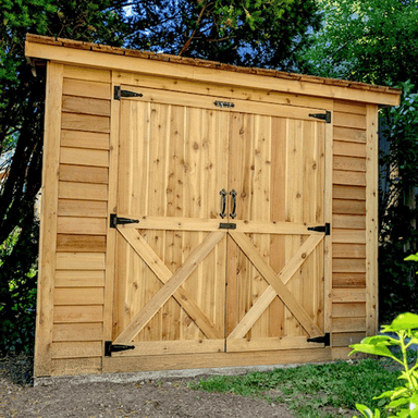 CedarShed Bayside Lean To Double Door 1