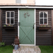 CedarShed Cabana green door