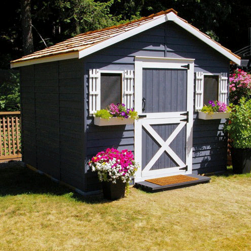 CedarShed CedarHouse blue