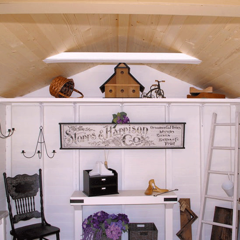 CedarShed CedarHouse inside