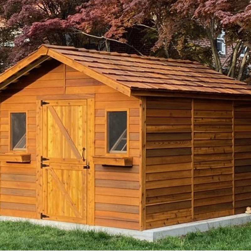 CedarShed CedarHouse side and front