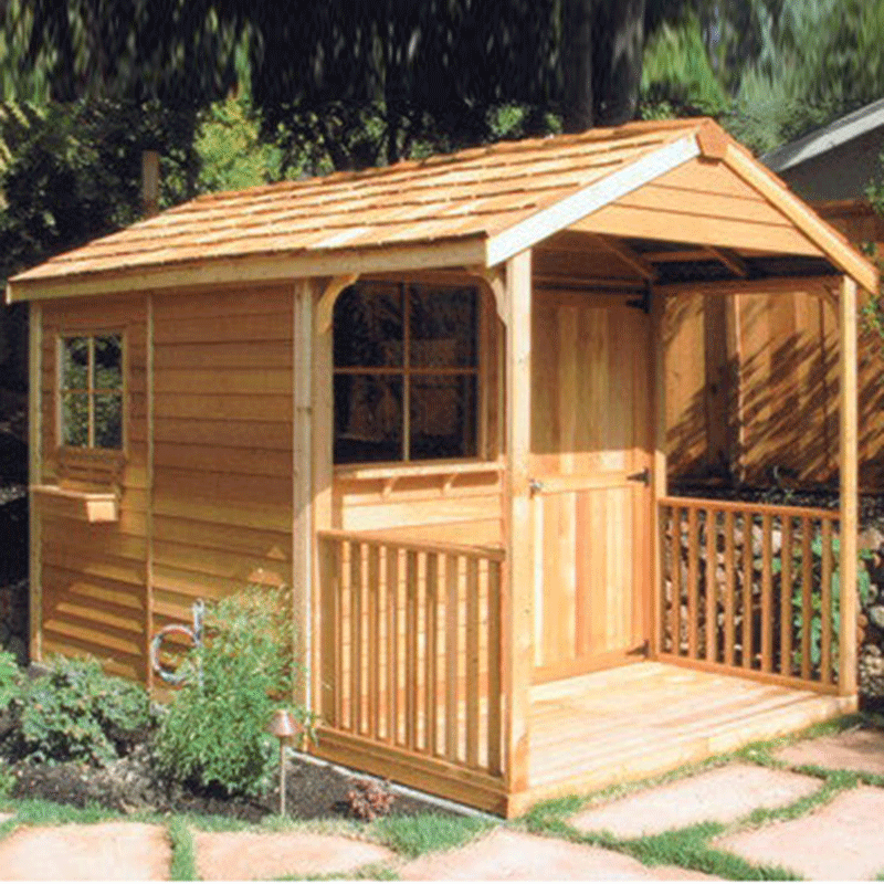 CedarShed Clubhouse Playhouse front 3