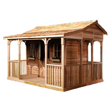 CedarShed CookHouse Kitchen & BBQ Shed with Porch