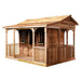 CedarShed CookHouse Kitchen & BBQ Shed with Porch