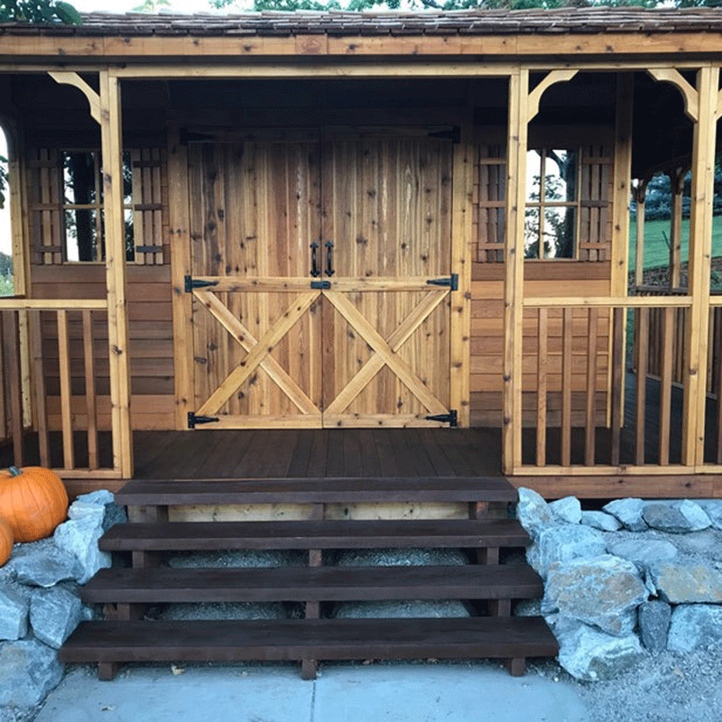 CedarShed FarmHouse double door front