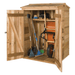 CedarShed Green Pod Garbage Enclosure Open Doors 2