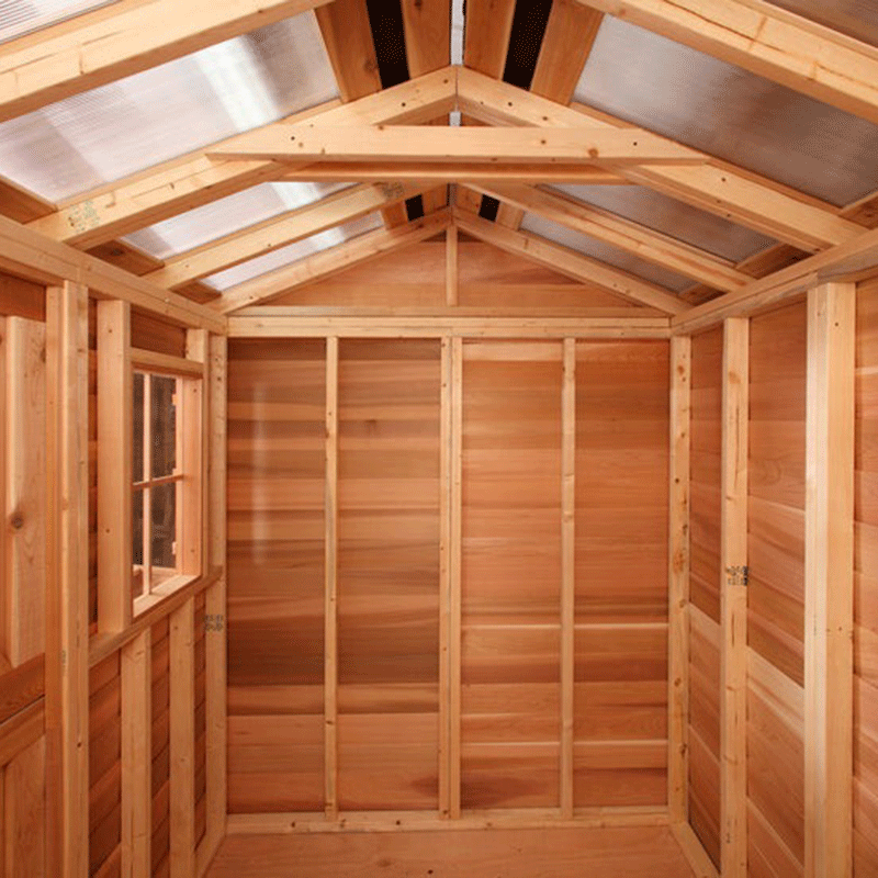 CedarShed Hobbyhouse inside