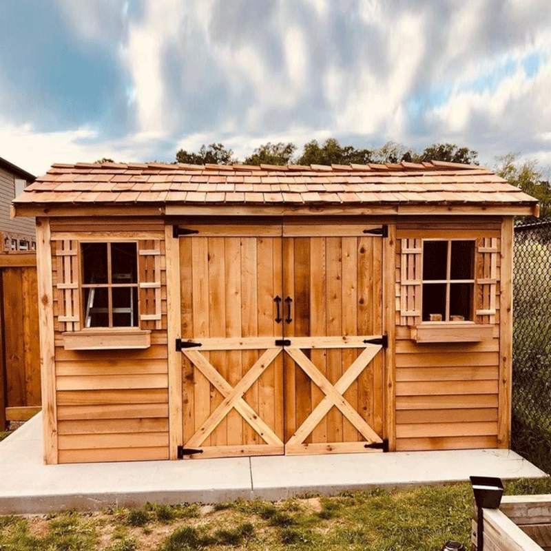 CedarShed Longhouse front 2