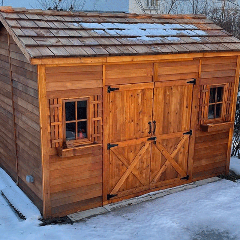 CedarShed Longhouse front 4