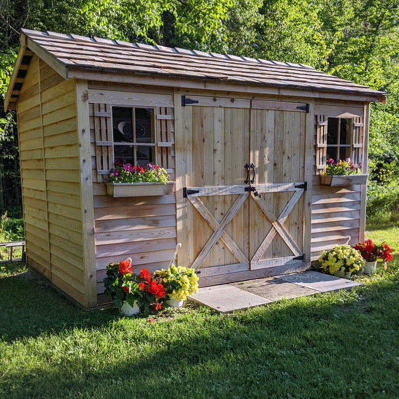 CedarShed Longhouse front 6
