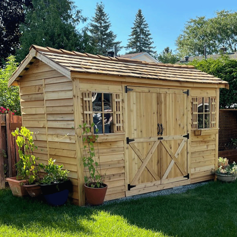 CedarShed Longhouse front