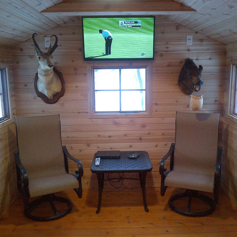 CedarShed Longhouse inside