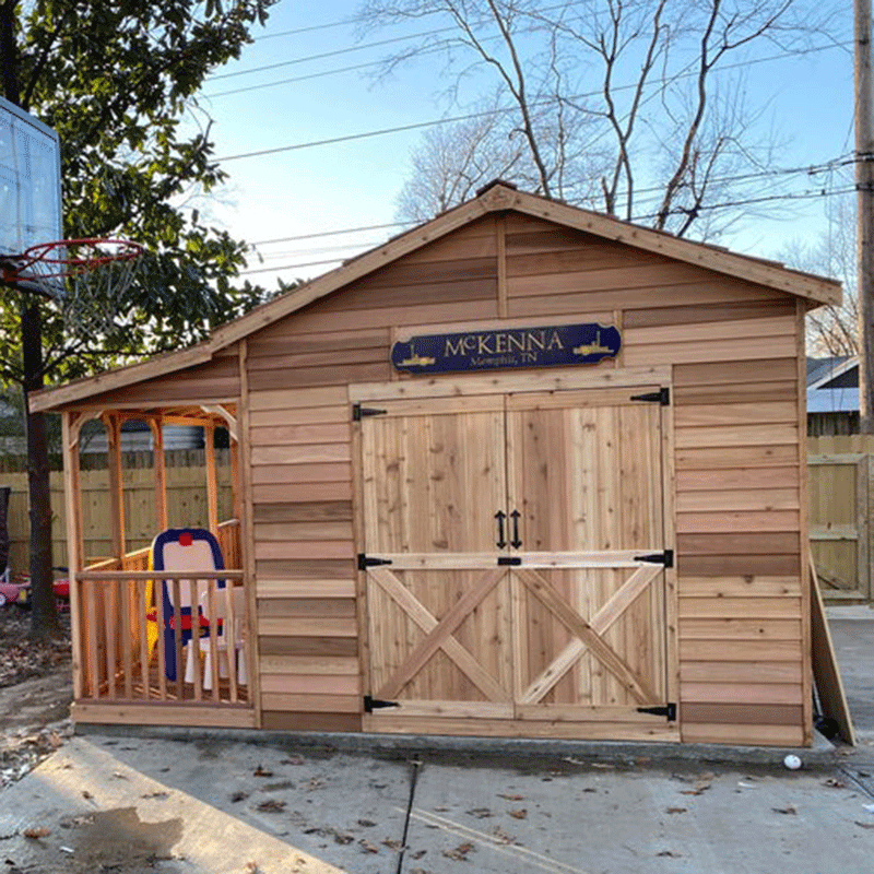 CedarShed RanchHouse double doors