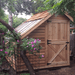 CedarShed Sunhouse closed door slant roof