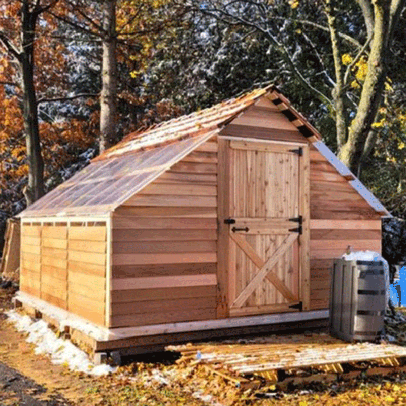 CedarShed Sunhouse closed front door