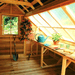 CedarShed Sunhouse inside sunshine thermoclear