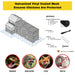 Chicken coop bottom extension wire mesh predator protection kit